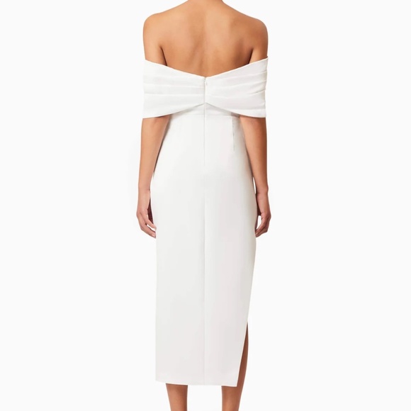 NWT Elliatt Rose Off The Shoulder Midi Dress - Picture 2 of 9